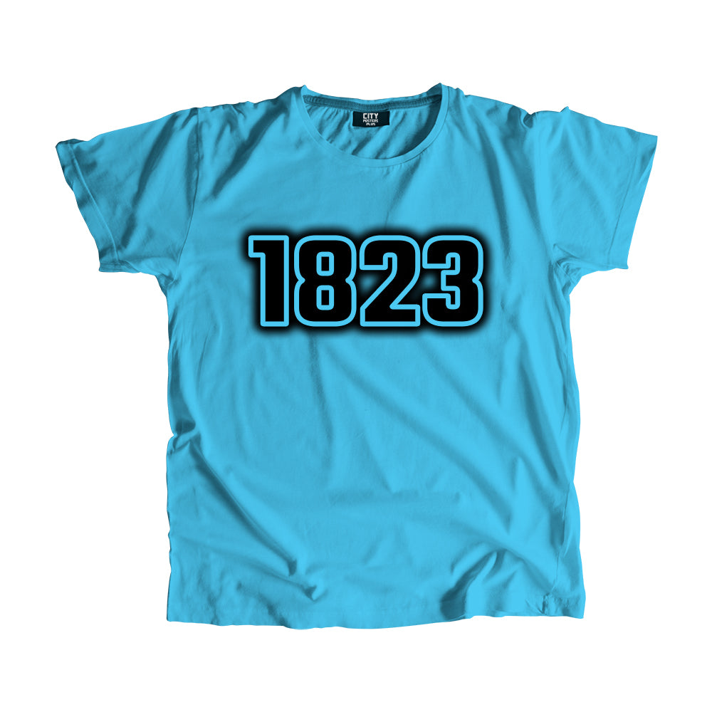 1823 Year Men Unisex T-Shirt (Sky Blue)