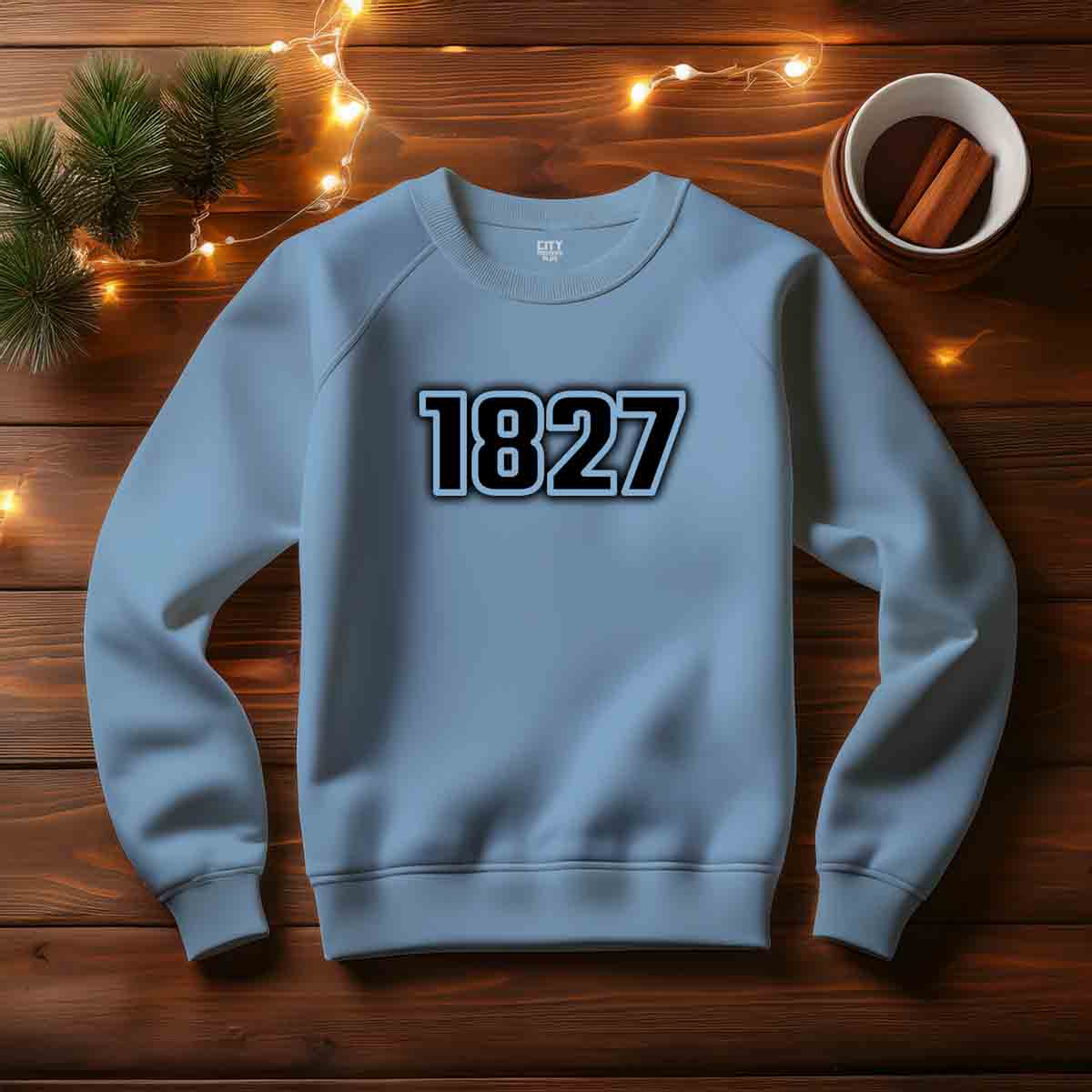 1827 Year Men Unisex Sweatshirt (Baby Blue)
