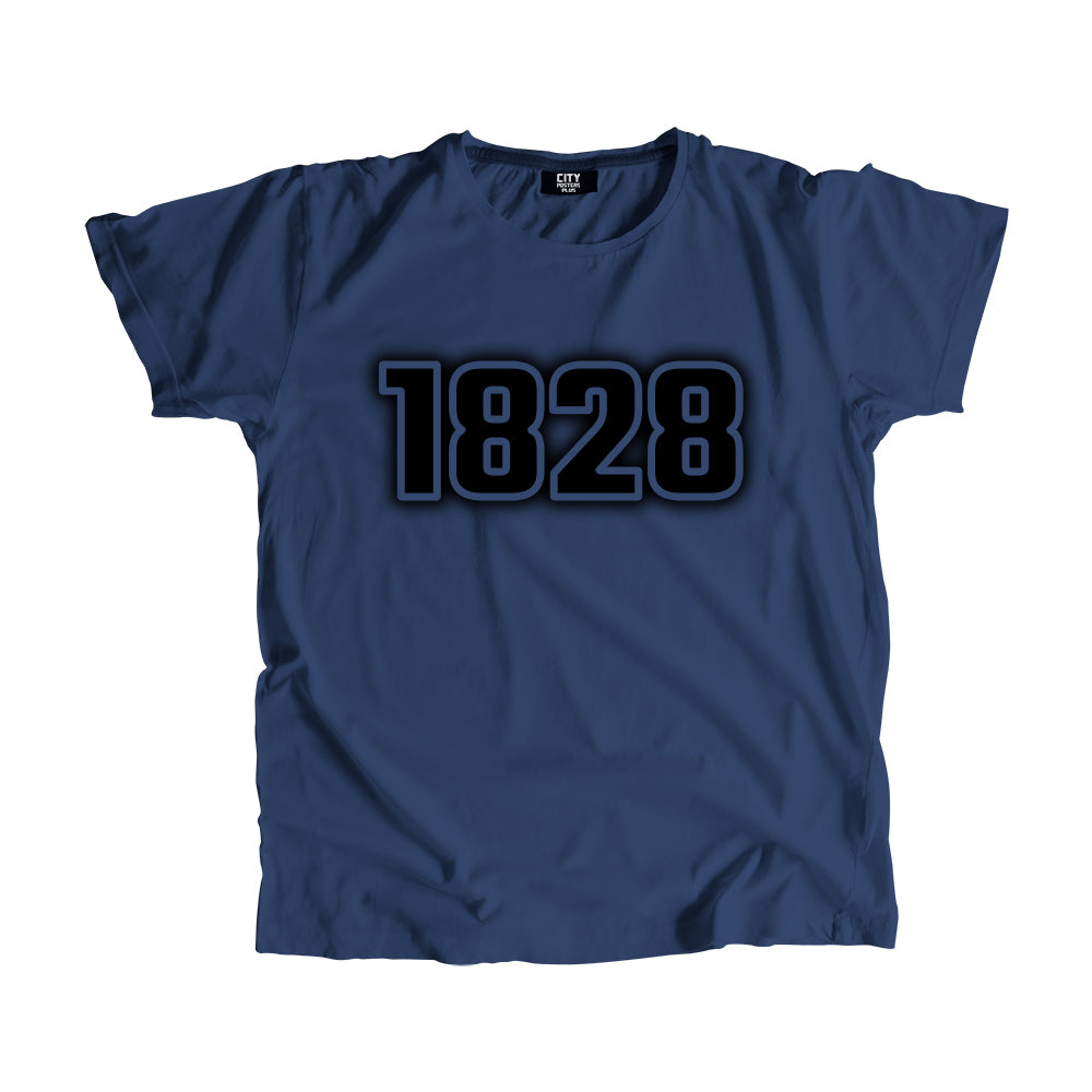 1828 Year Men Unisex T-Shirt (Navy Blue)