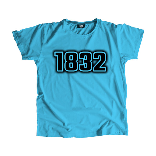 1832 Year Men Unisex T-Shirt (Sky Blue)