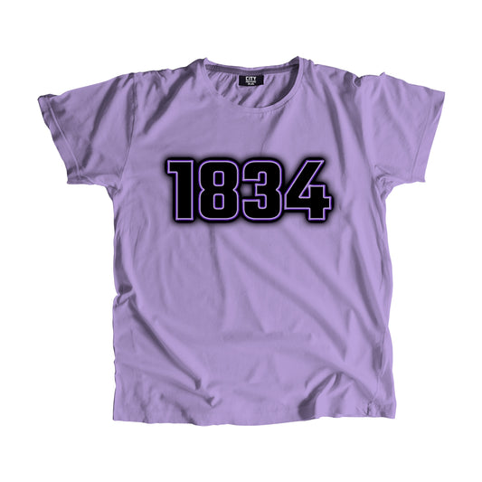 1834 Year Men Unisex T-Shirt (Iris Lavender)