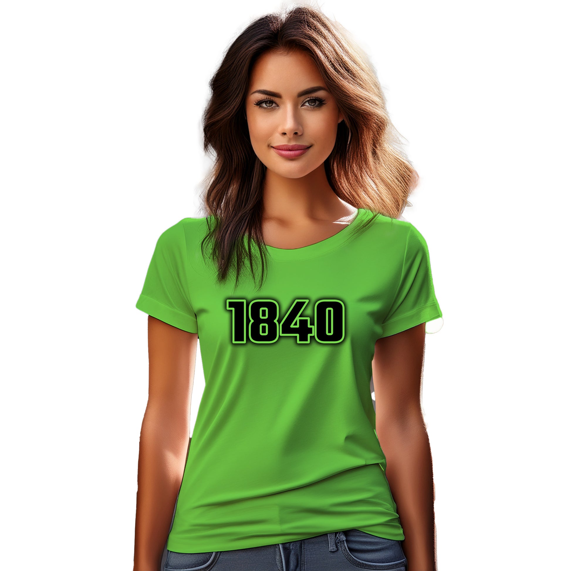 1840 Year Women T-Shirt (Liril Green)