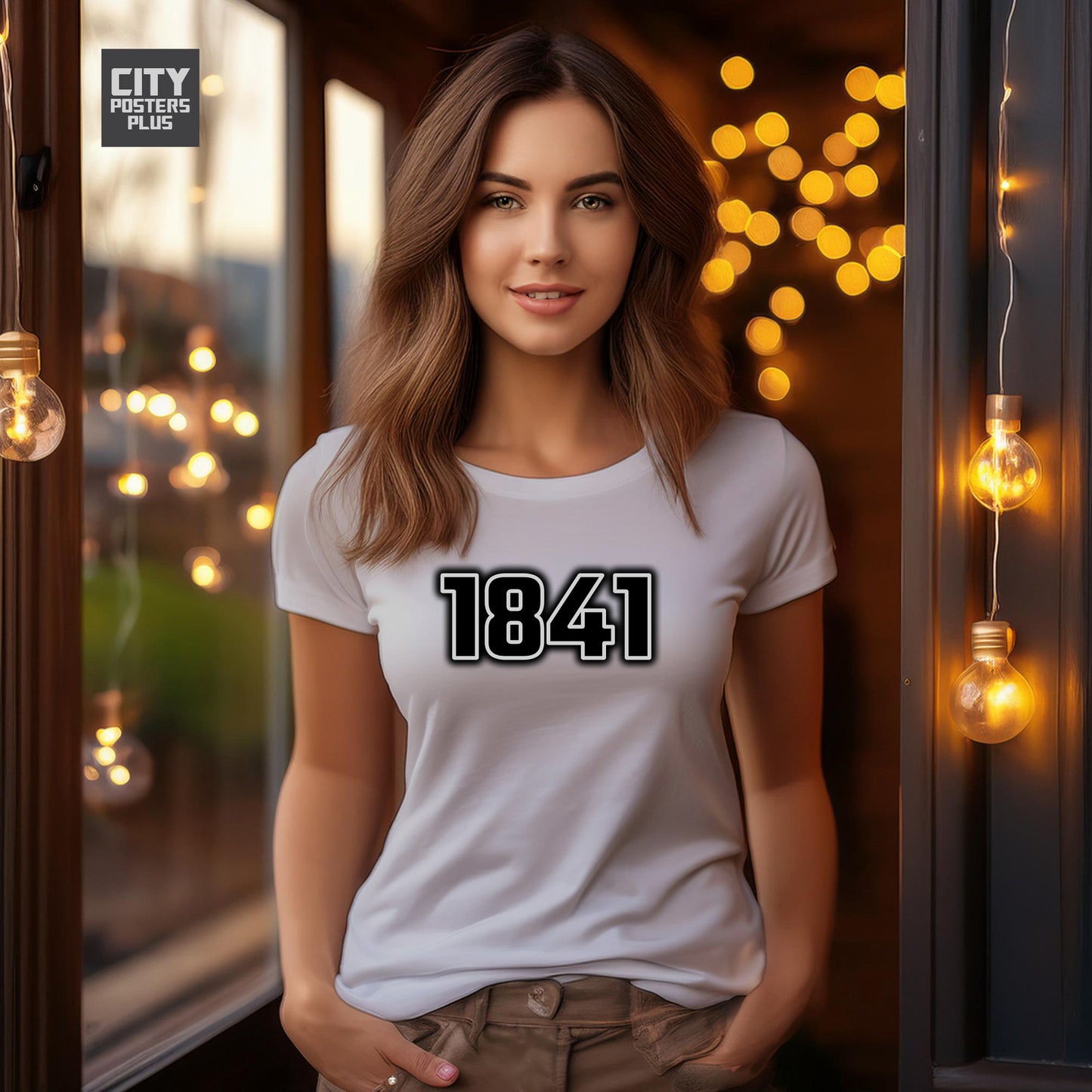 1841 Year Women T-Shirt (Melange Grey)