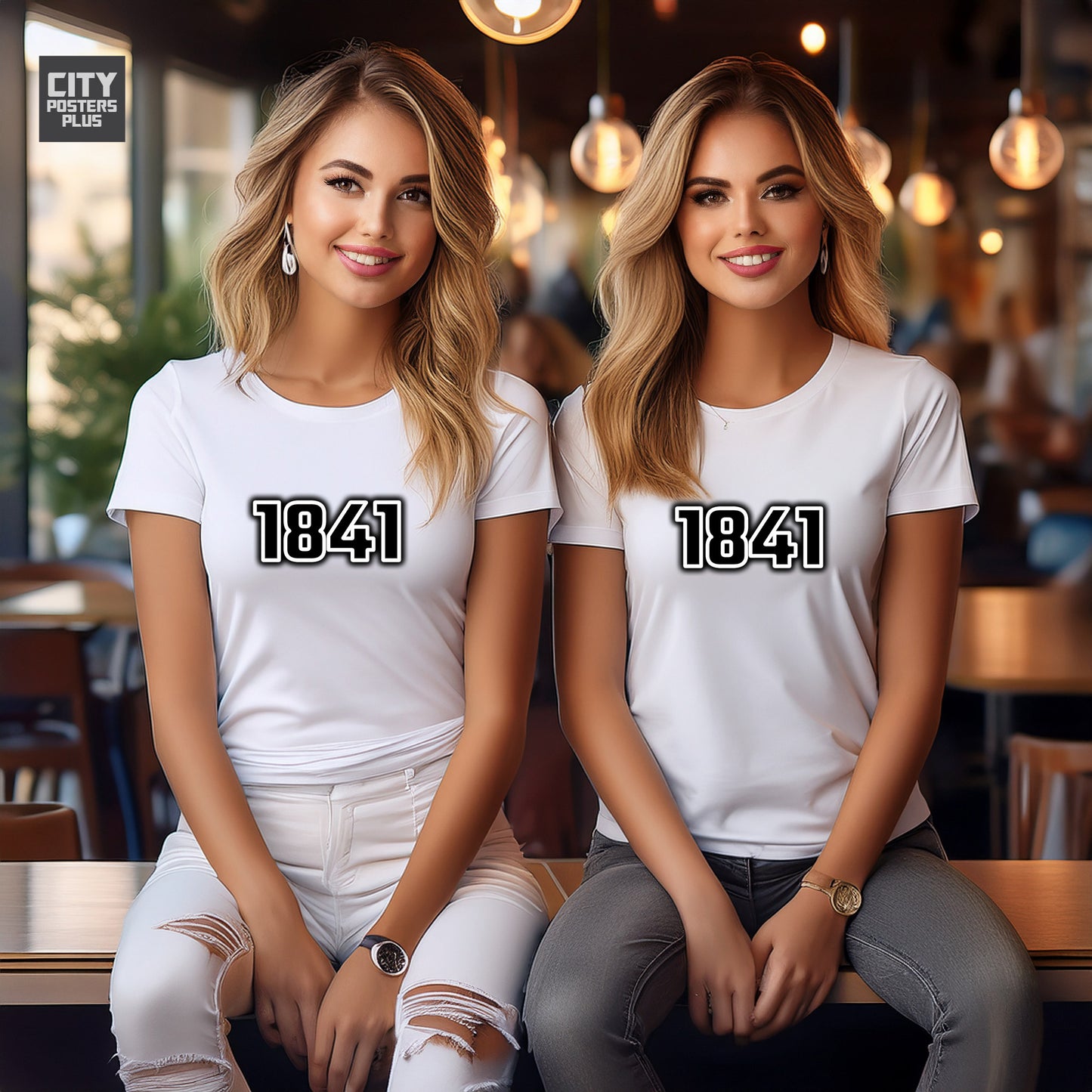 1841 Year Women T-Shirt (White)