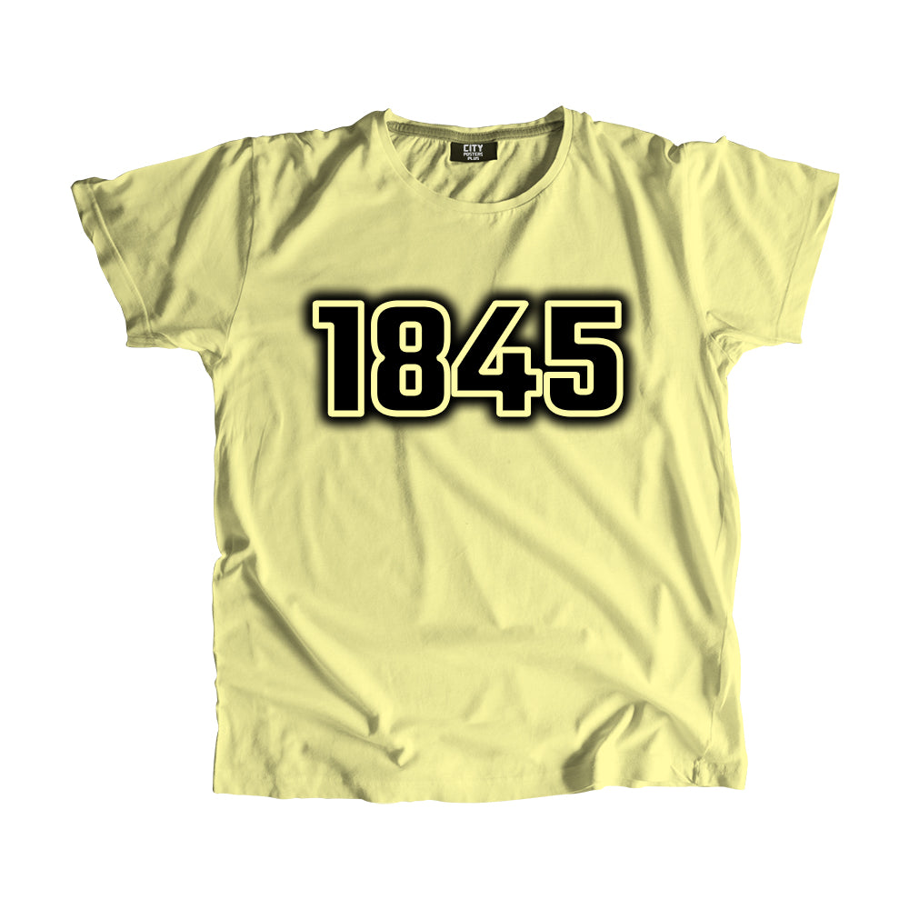 1845 Year Men Unisex T-Shirt (Butter Yellow)