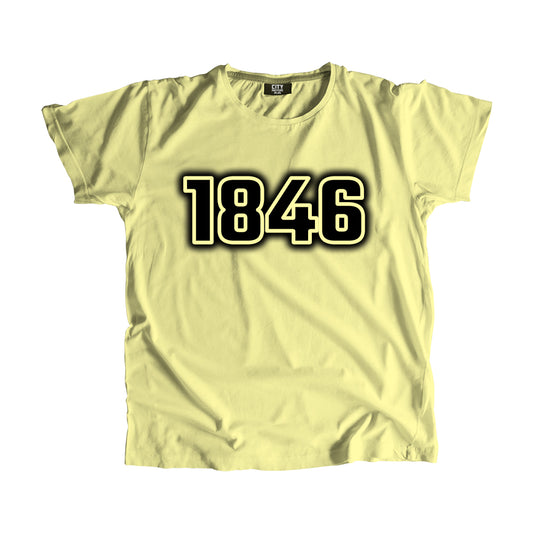 1846 Year Men Unisex T-Shirt (Butter Yellow)