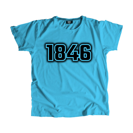 1846 Year Men Unisex T-Shirt (Sky Blue)
