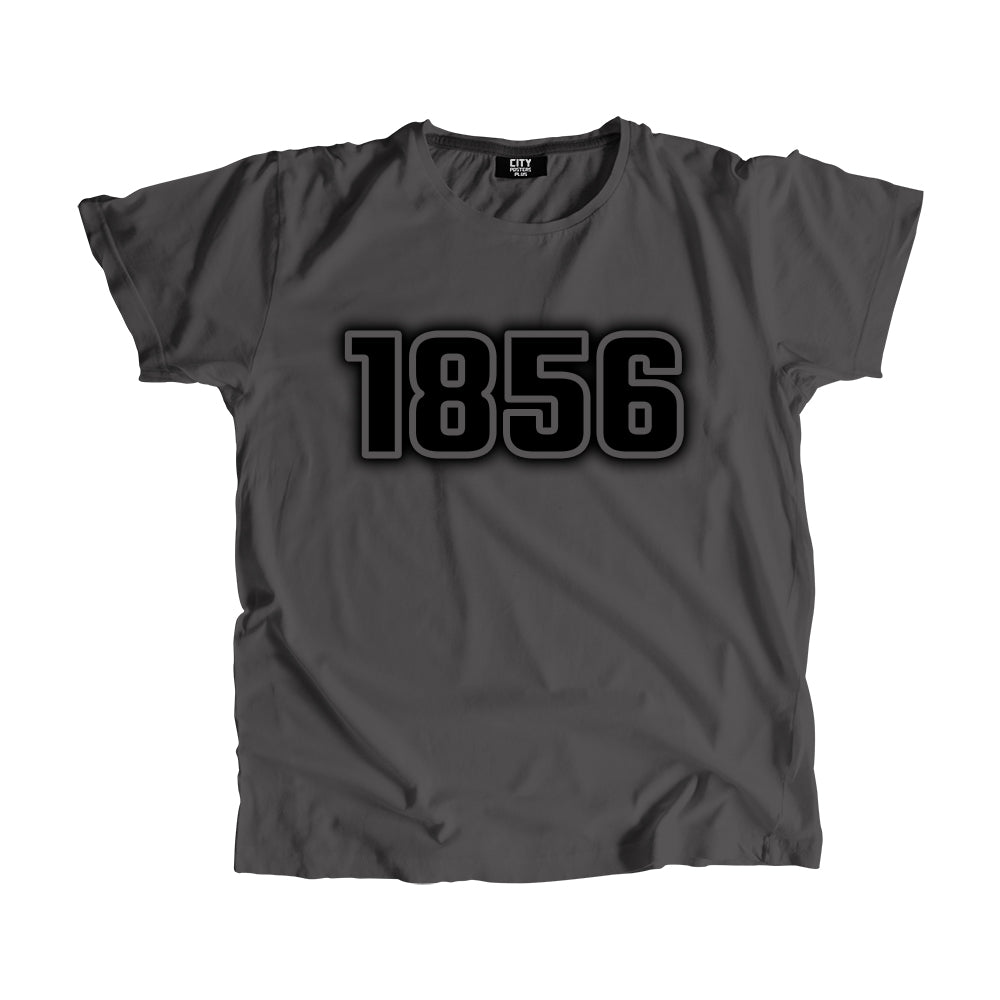1856 Year Men Unisex T-Shirt (Charcoal Grey)