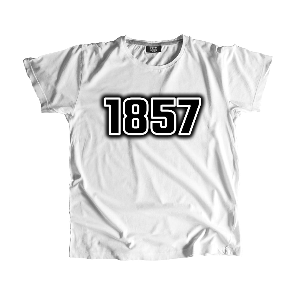 1857 Year Men Unisex T-Shirt (White)