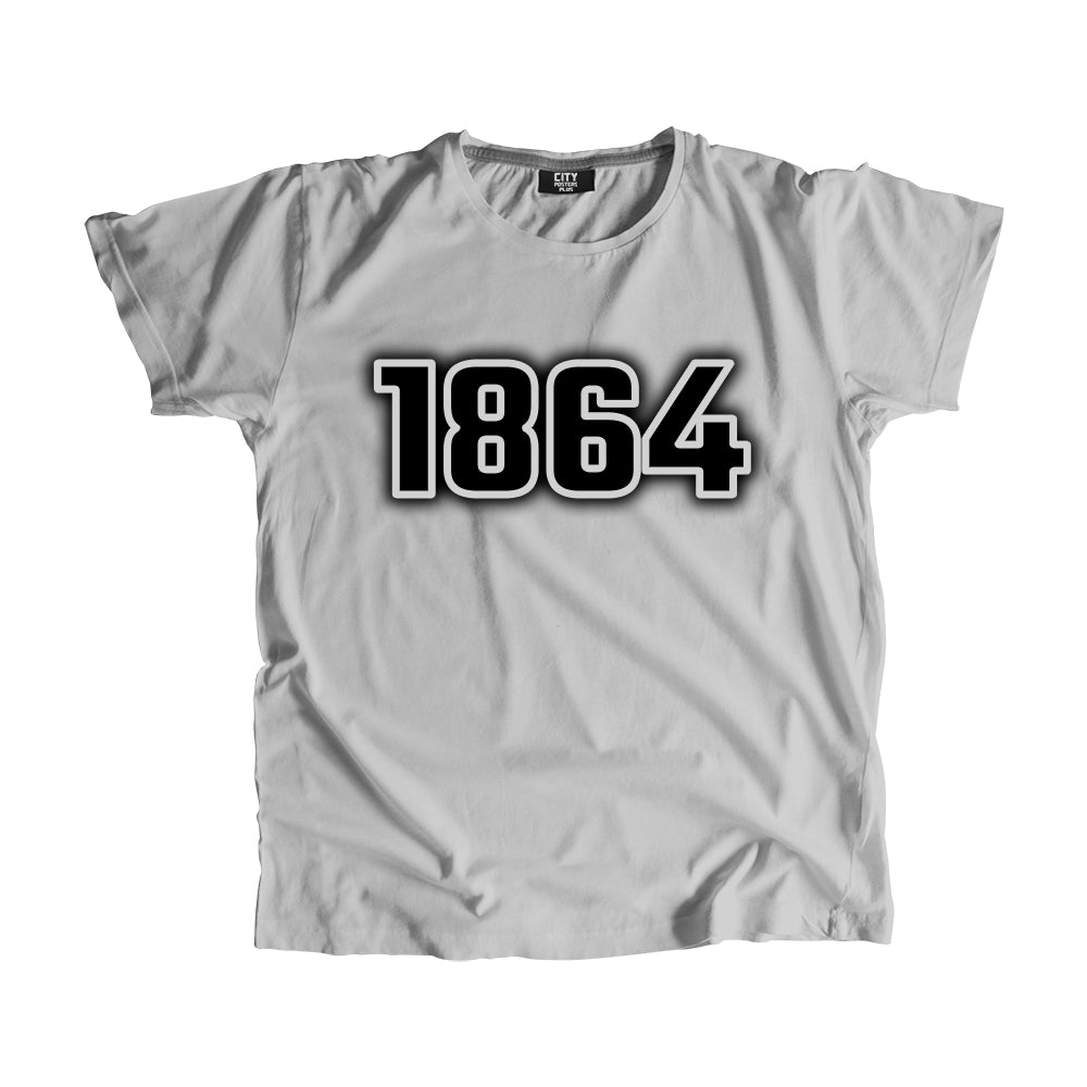 1864 Year Men Unisex T-Shirt (Melange Grey)