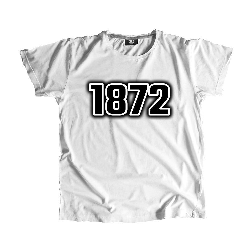 1872 Year Men Unisex T-Shirt (White)