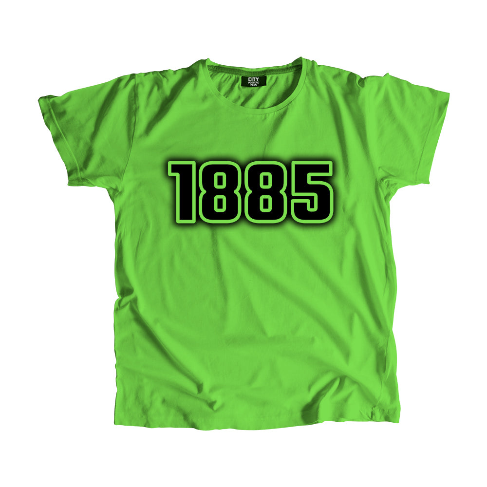 1885 Year Men Unisex T-Shirt (Liril Green)