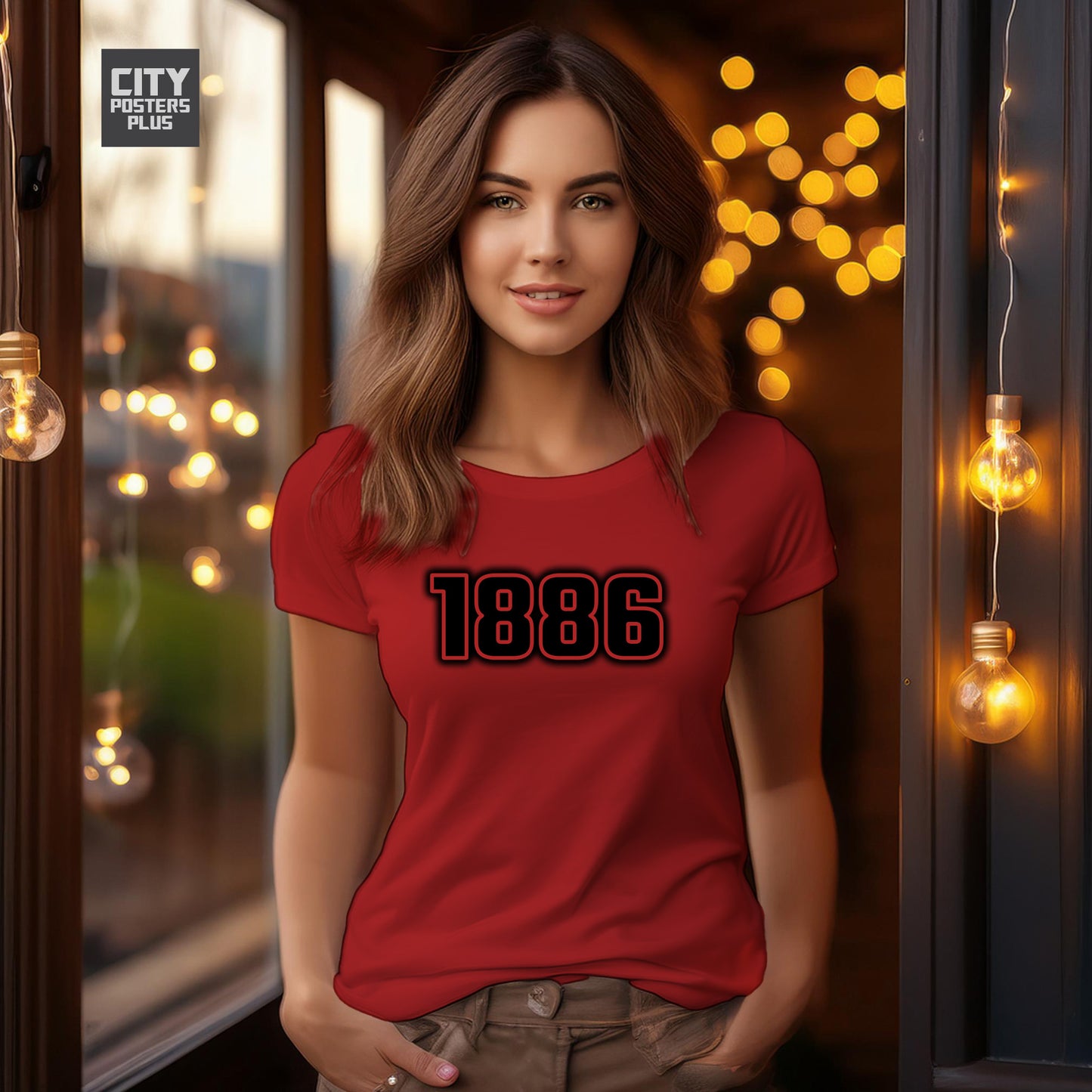 1886 Year Women T-Shirt (Red)