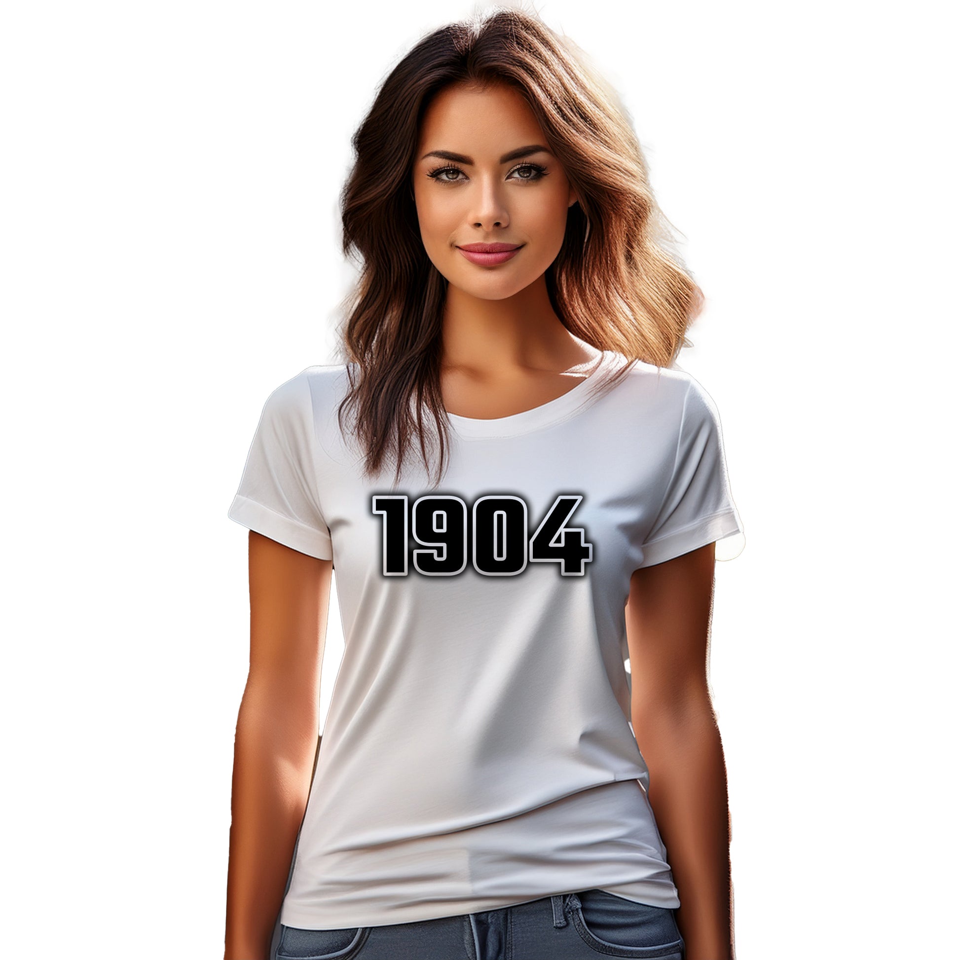 1904 Year Women T-Shirt (White)