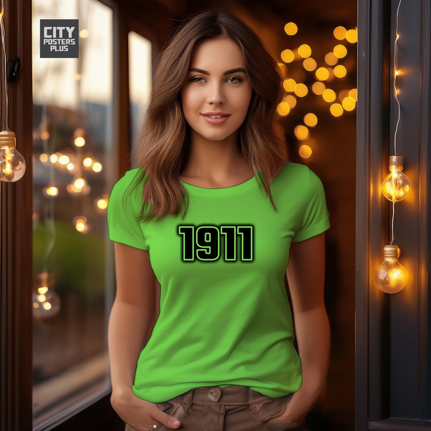 1911 Year Women T-Shirt (Liril Green)