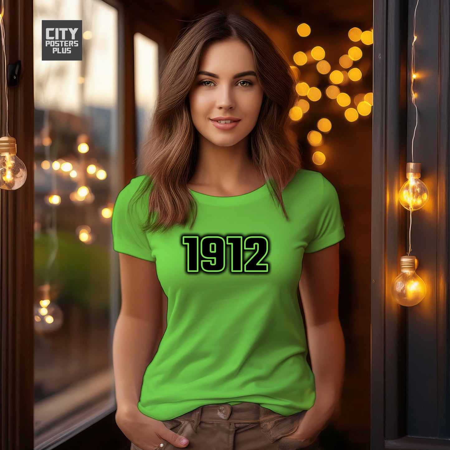 1912 Year Women T-Shirt (Liril Green)