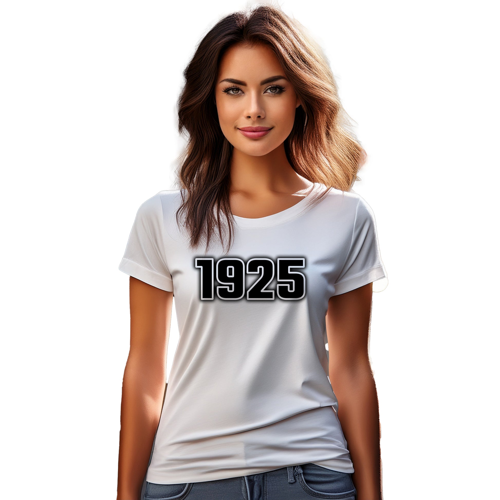 1925 Year Women T-Shirt (White)