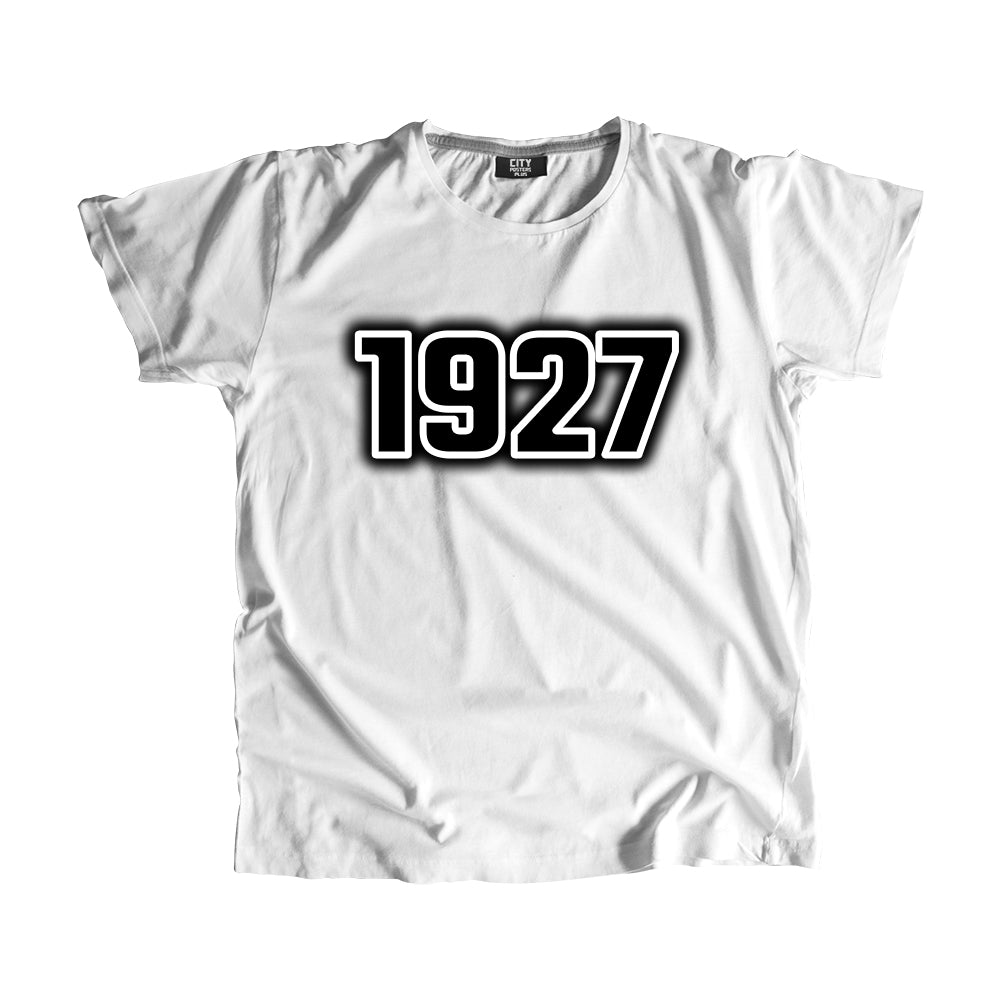 1927 Year Men Unisex T-Shirt (White)