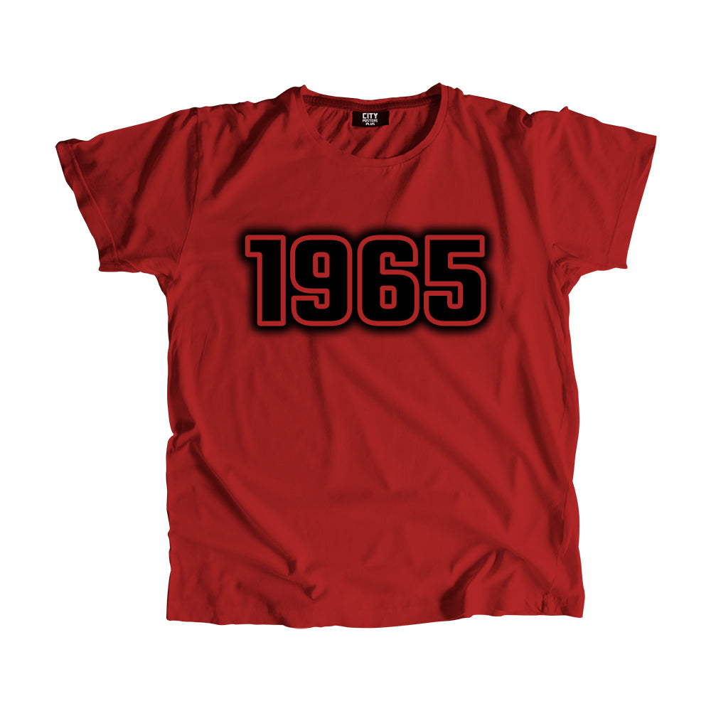 1965 Year Men Unisex T-Shirt (Red)