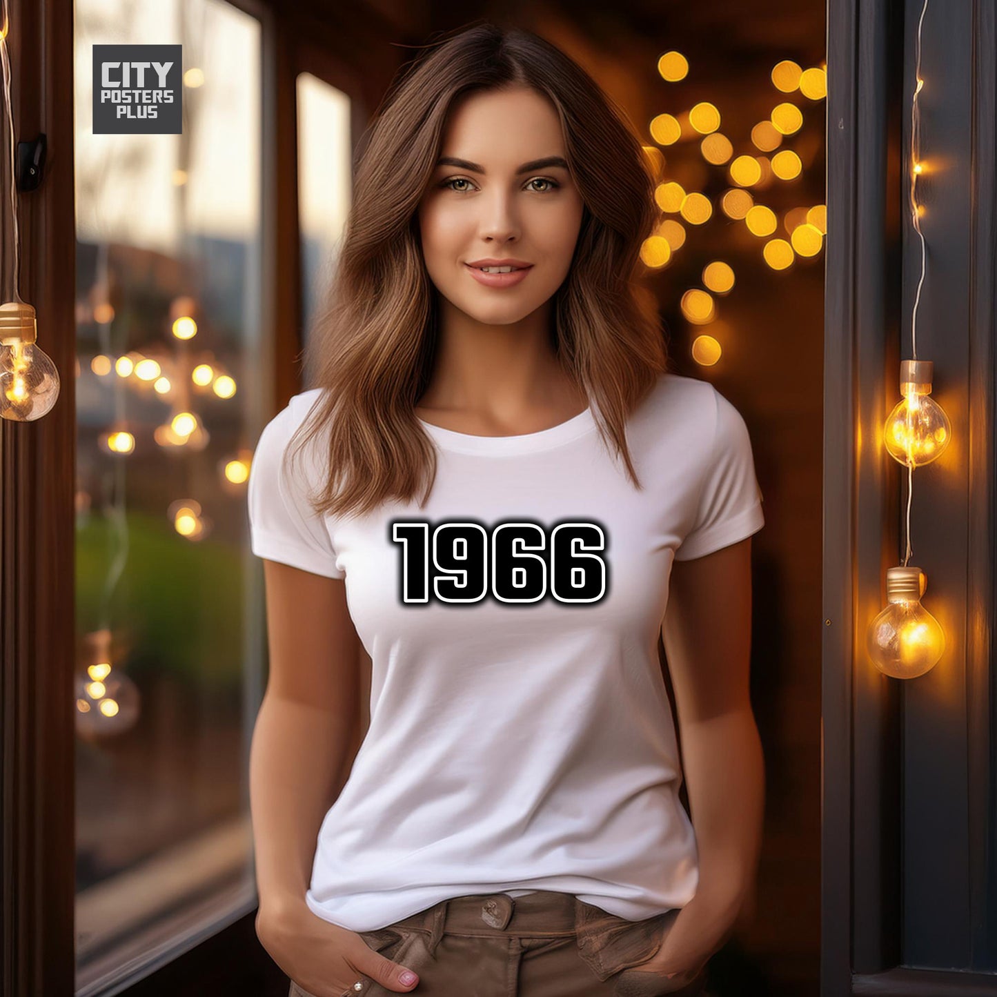 1966 Year Women T-Shirt (White)
