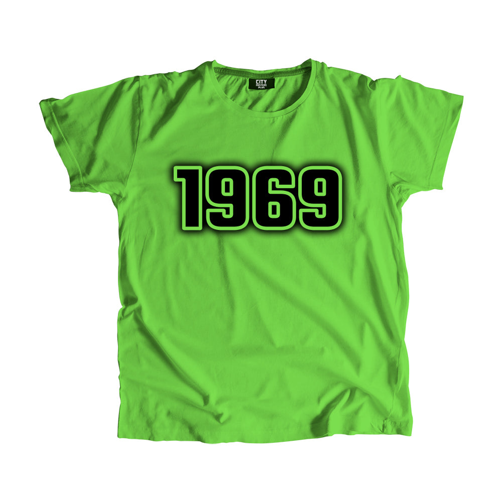 1969 Year Men Unisex T-Shirt (Liril Green)