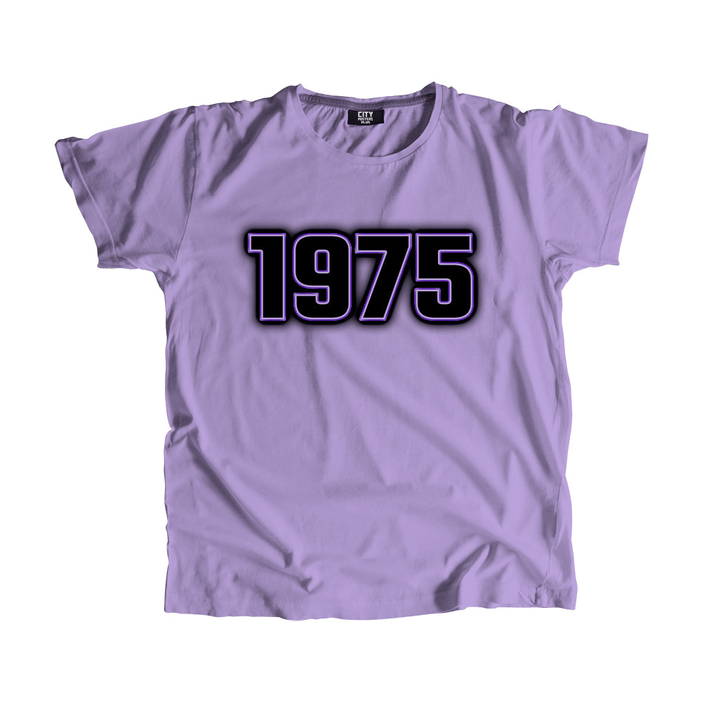 1975 Year Men Unisex T-Shirt (Iris Lavender)