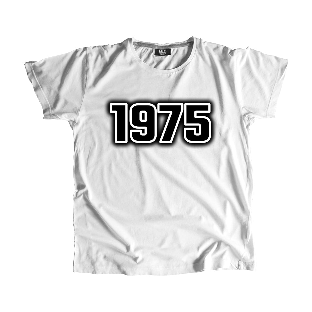 1975 Year Men Unisex T-Shirt (White)