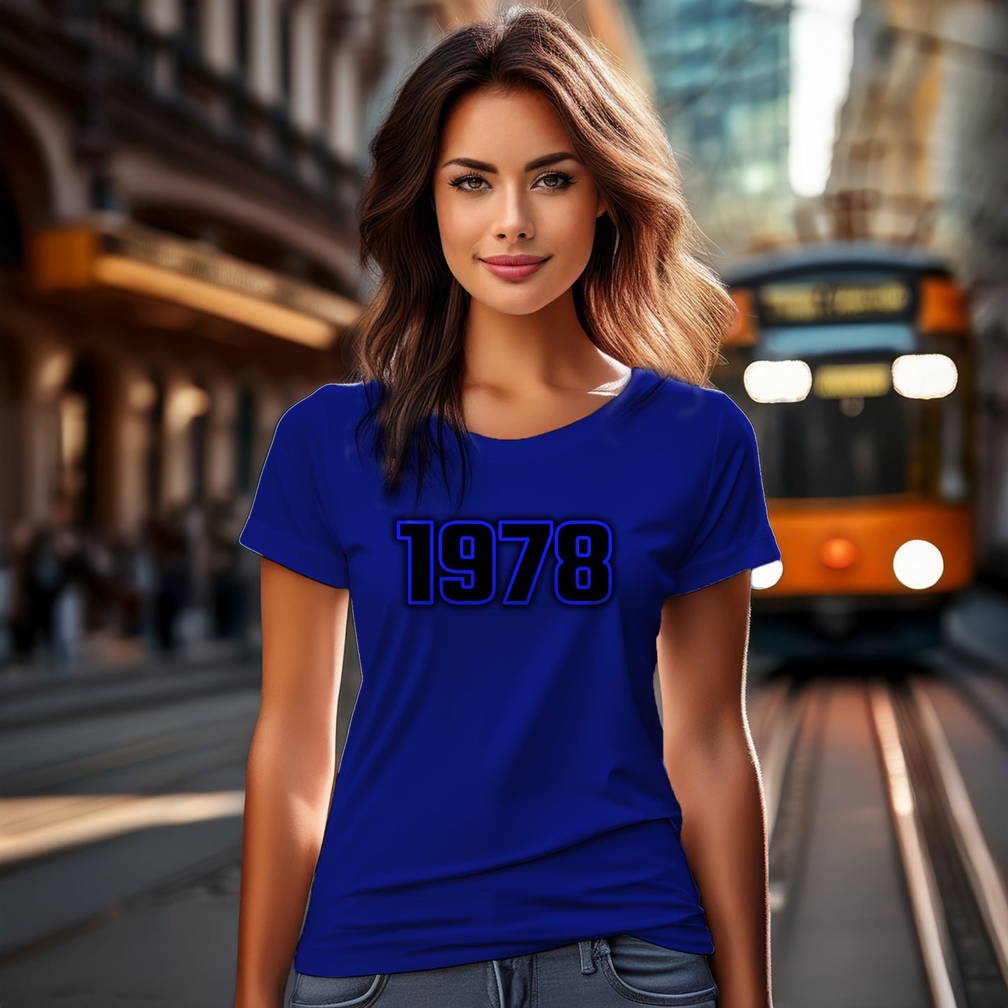 1978 Year Women T-Shirt (Royal Blue)