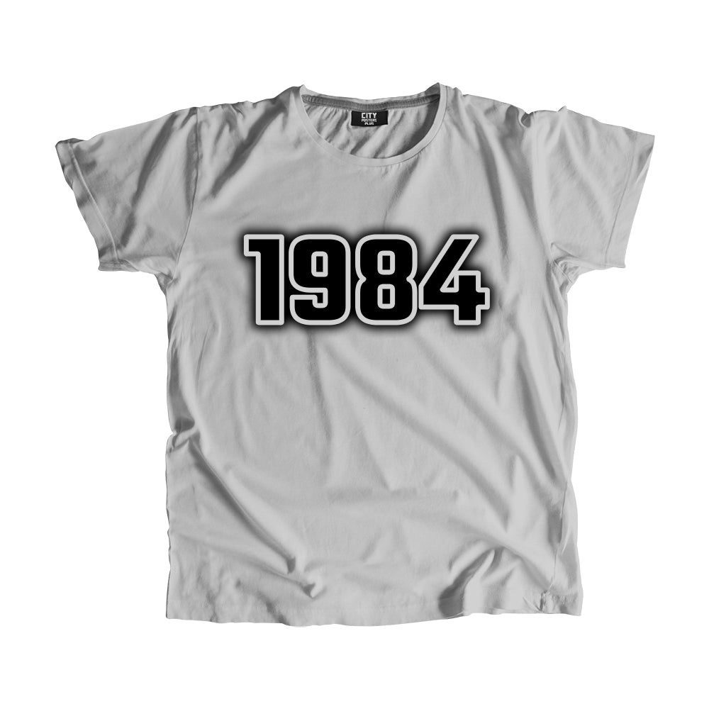 1984 Year Men Unisex T-Shirt (Melange Grey)
