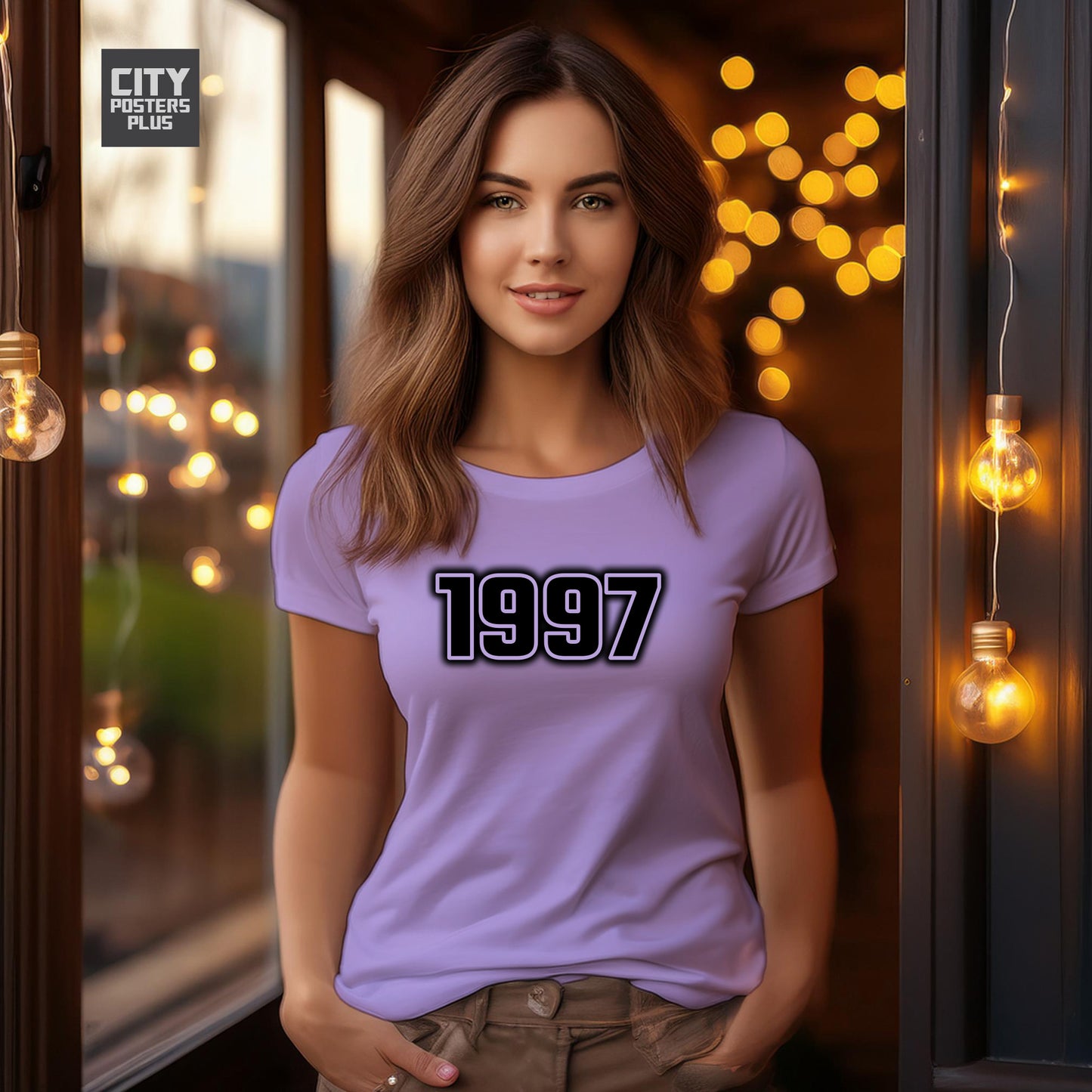 1997 Year Women T-Shirt (Iris Lavender)