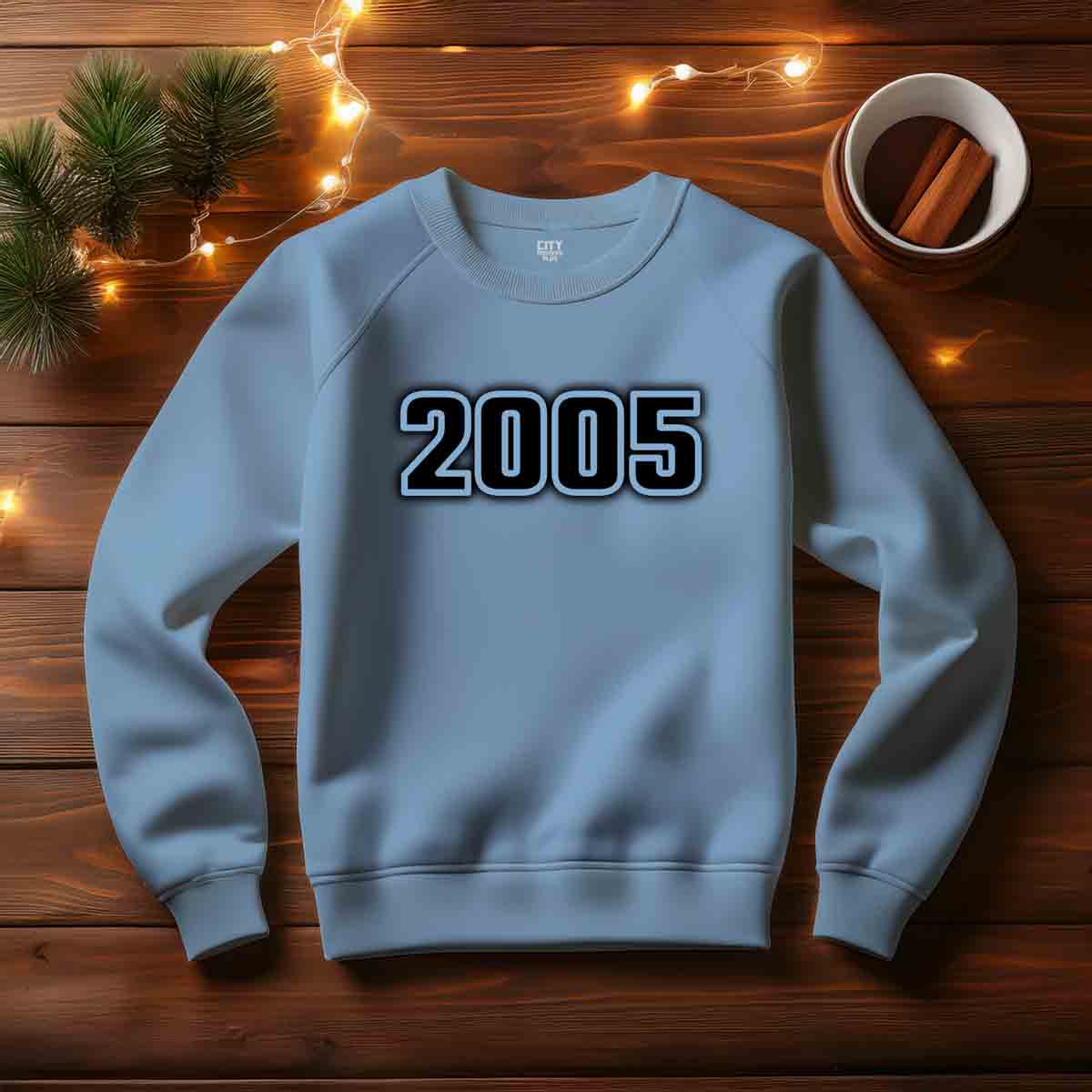 2005 Year Men Unisex Sweatshirt (Baby Blue)