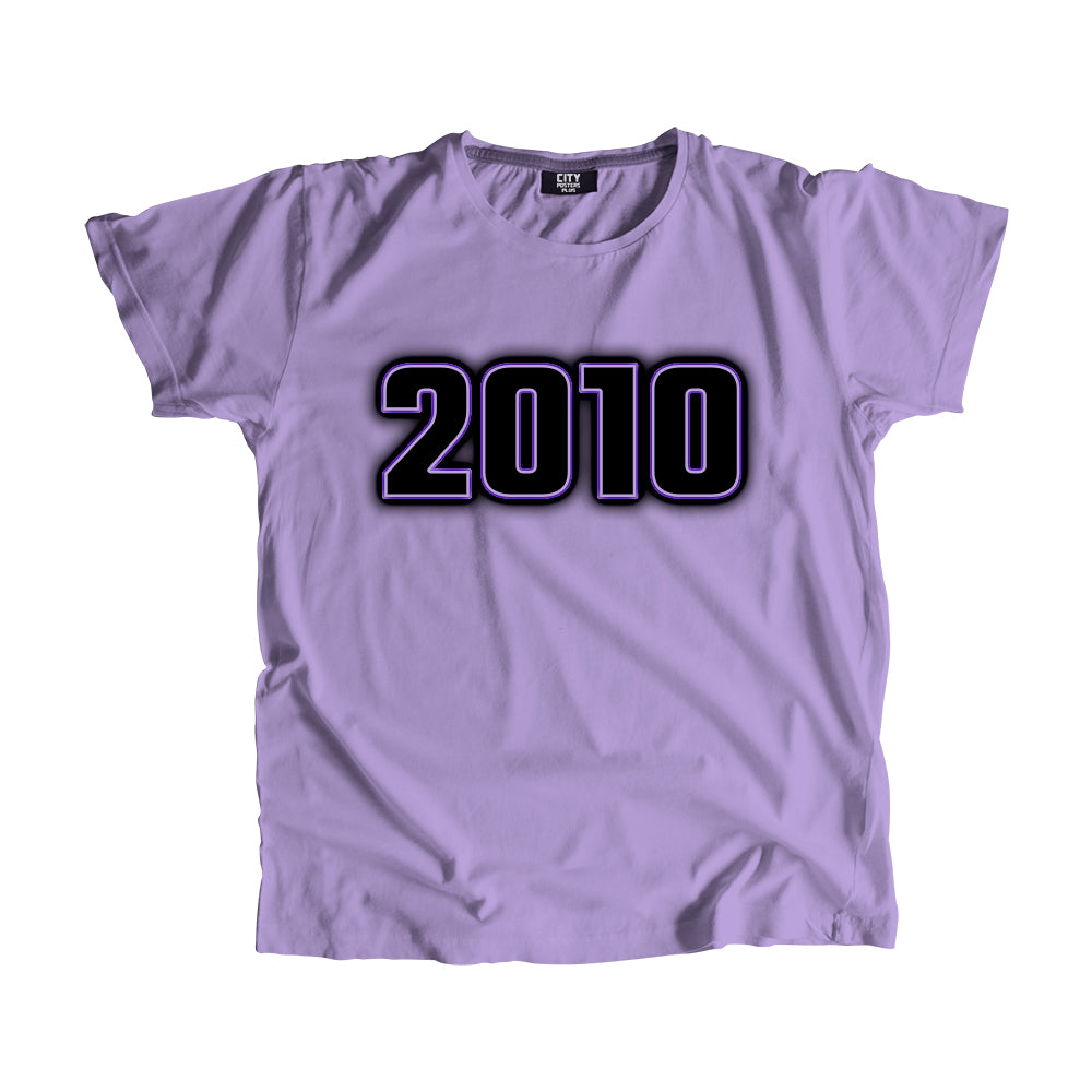 2010 Year Men Unisex T-Shirt (Iris Lavender)