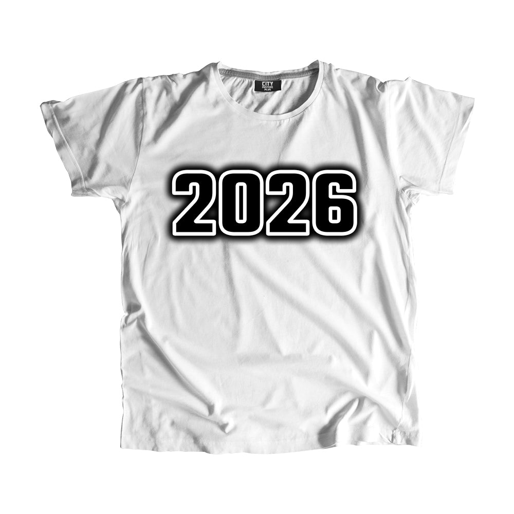2026 Year Men Unisex T-Shirt (White)