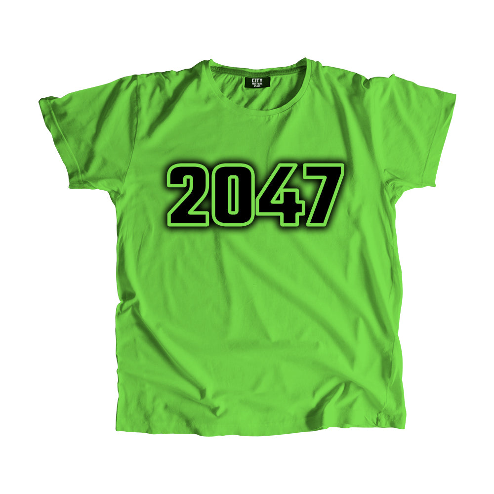 2047 Year Men Unisex T-Shirt (Liril Green)