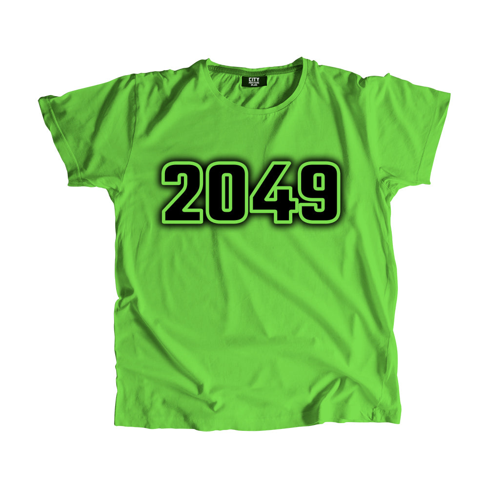 2049 Year Men Unisex T-Shirt (Liril Green)
