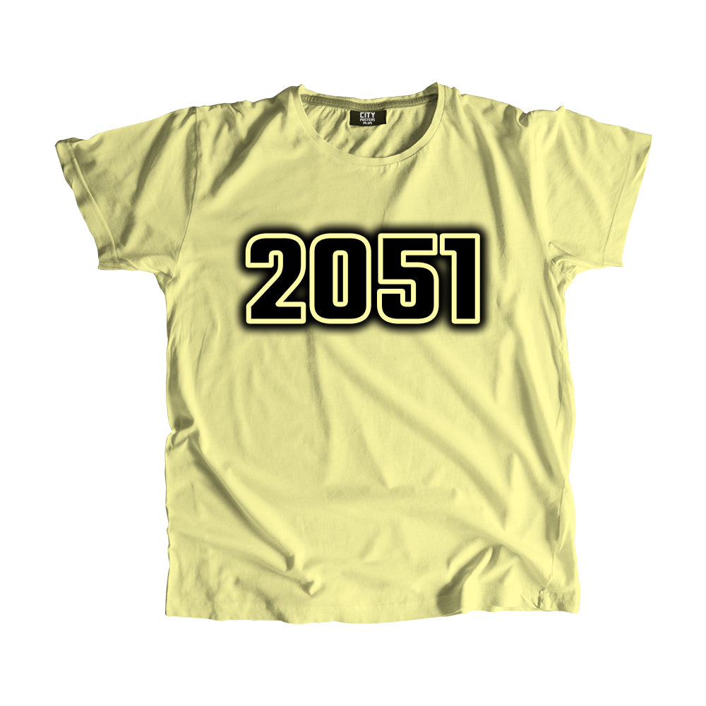 2051 Year Men Unisex T-Shirt (Butter Yellow)