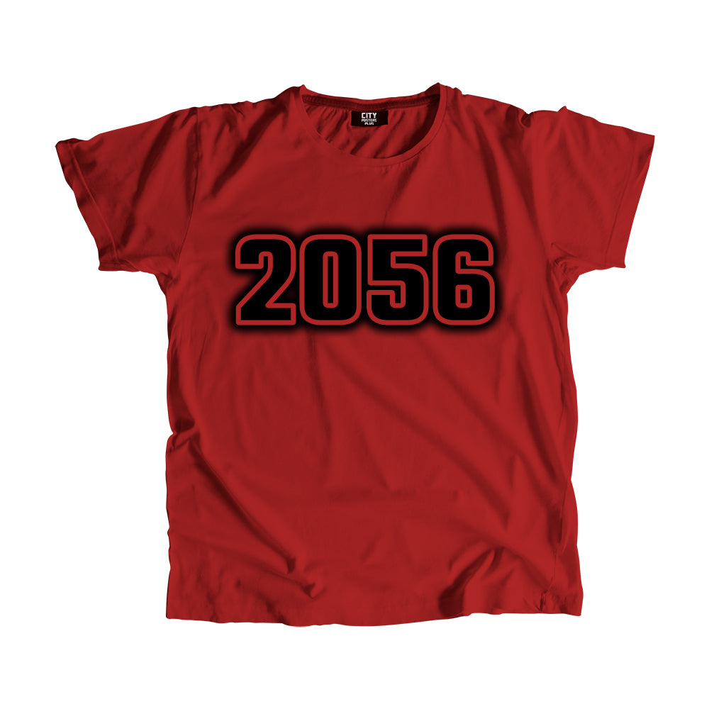 2056 Year Men Unisex T-Shirt (Red)