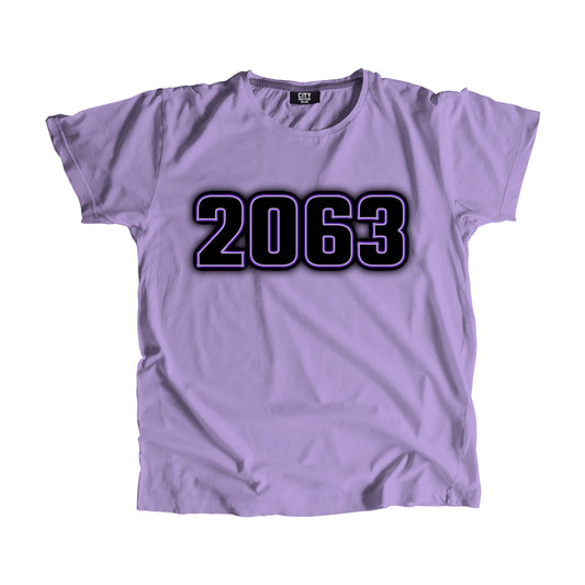 2063 Year Men Unisex T-Shirt (Iris Lavender)