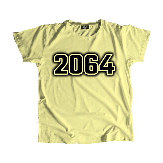 2064 Year Men Unisex T-Shirt (Butter Yellow)