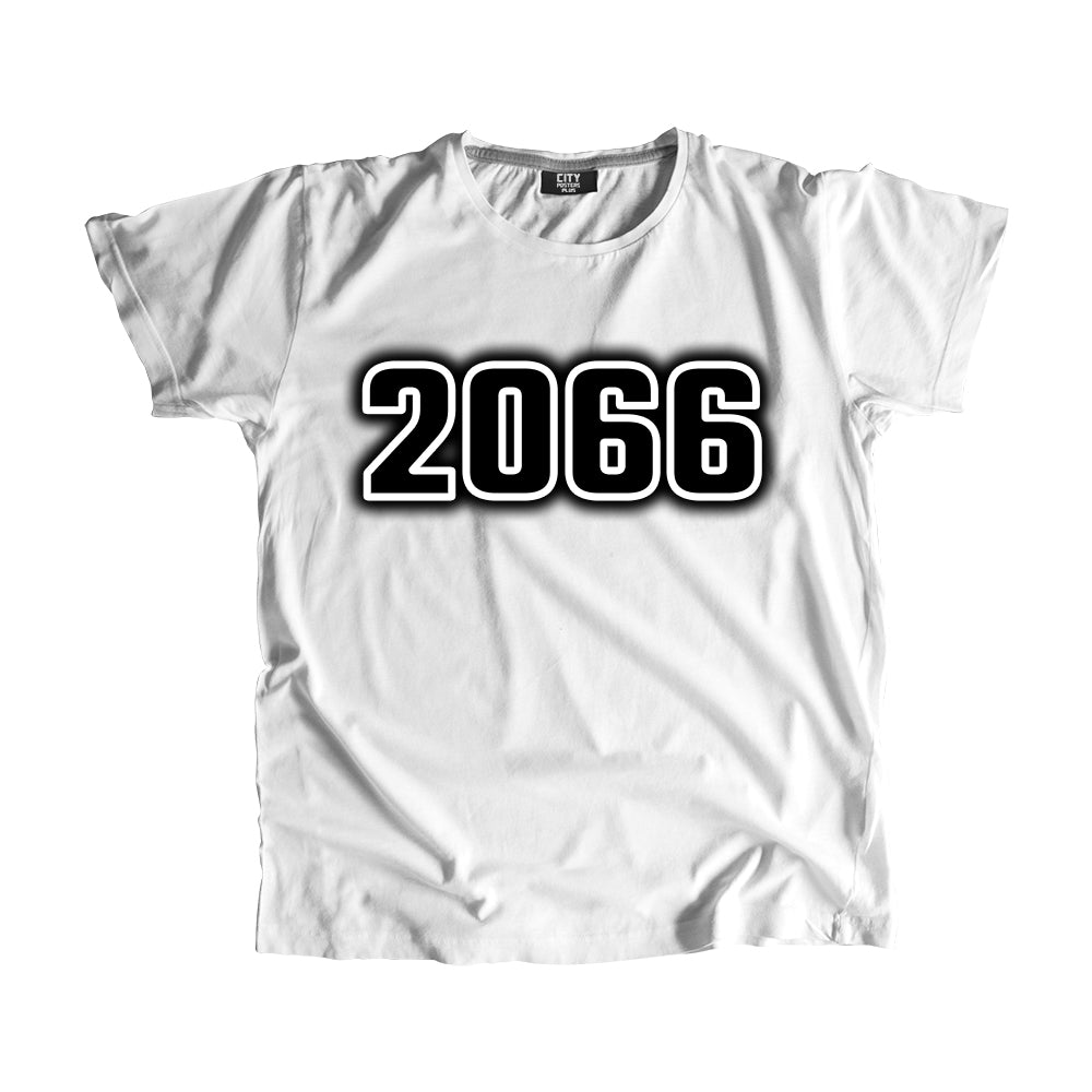 2066 Year Men Unisex T-Shirt (White)