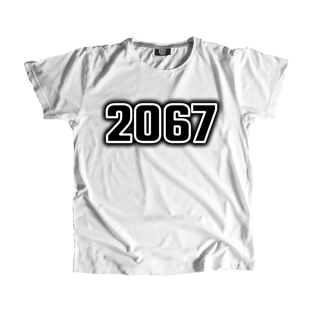 2067 Year Men Unisex T-Shirt (White)
