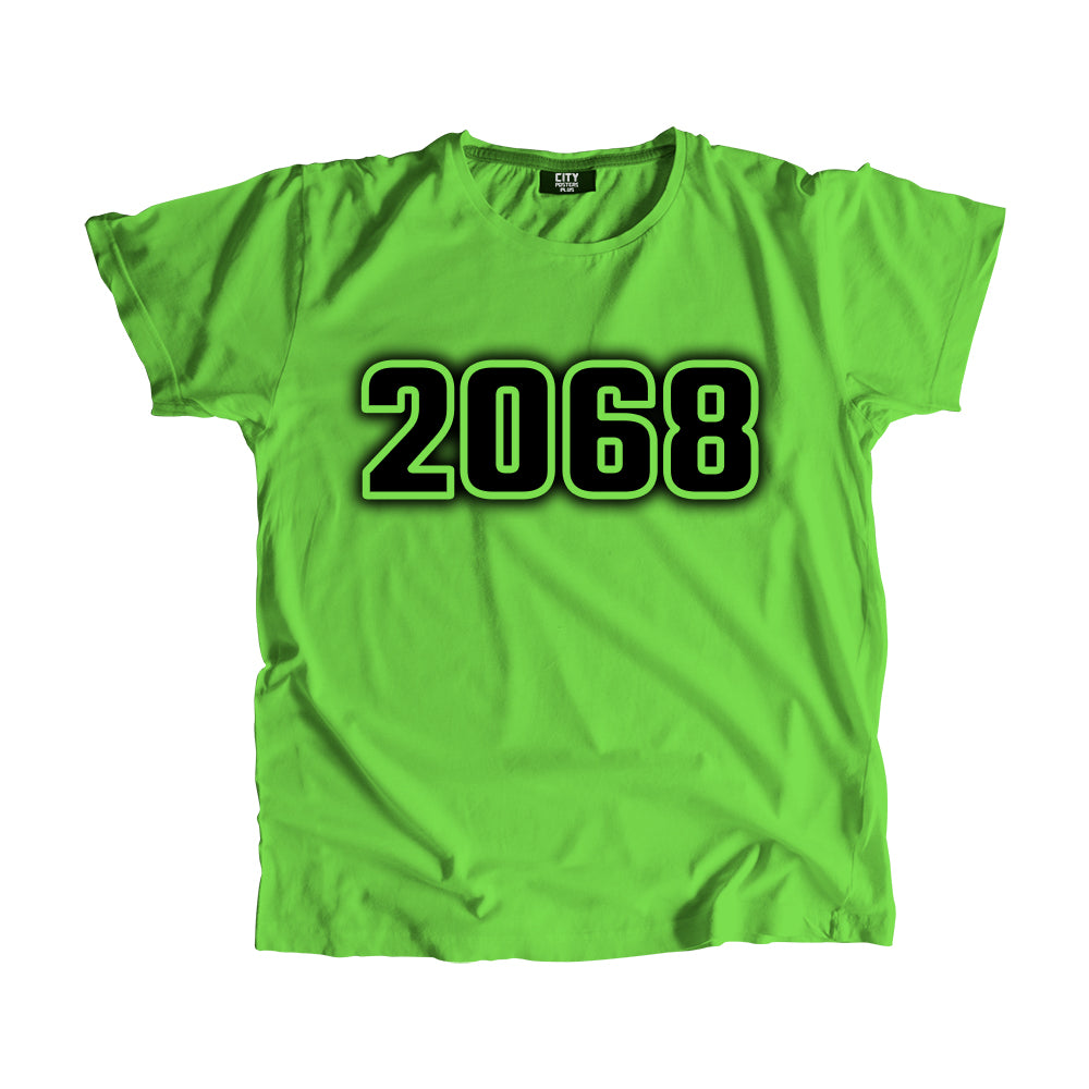 2068 Year Men Unisex T-Shirt (Liril Green)