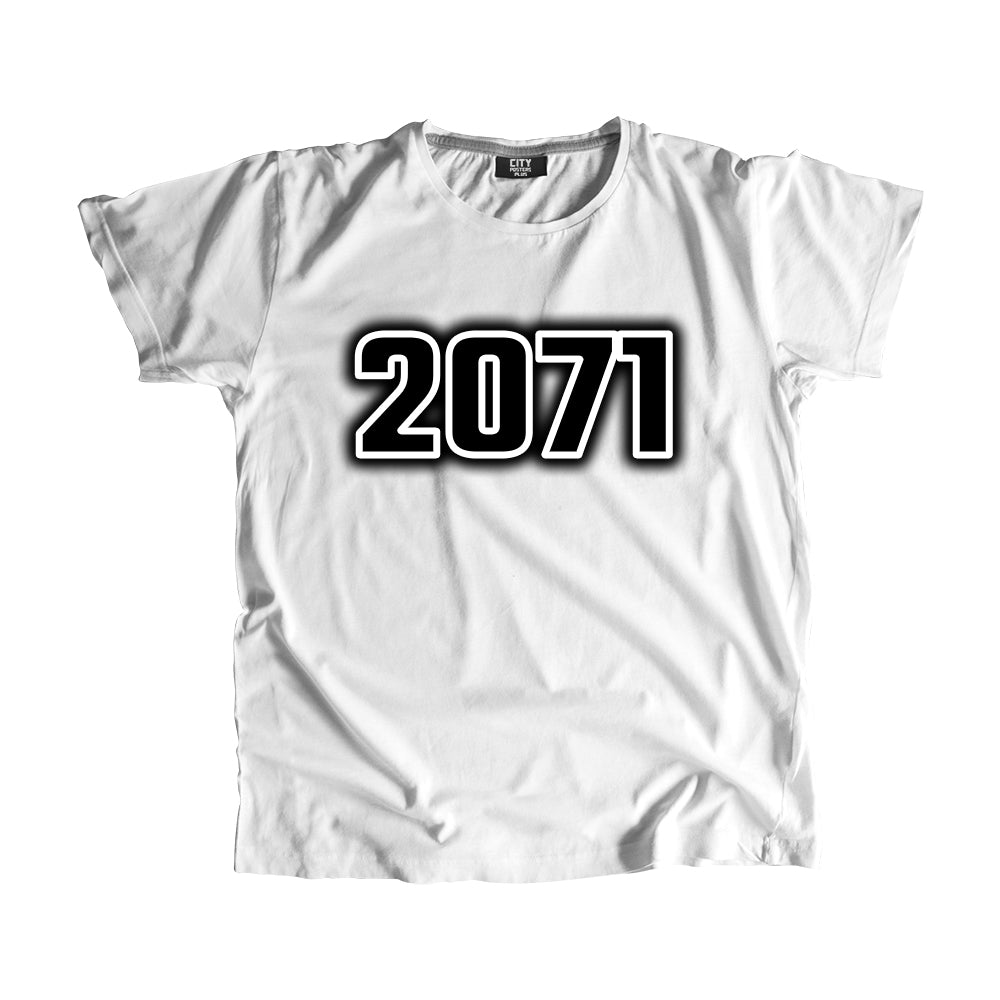 2071 Year Men Unisex T-Shirt (White)