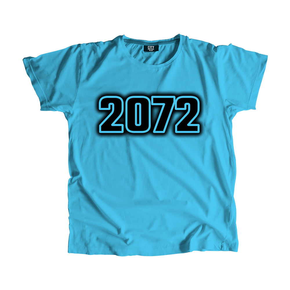 2072 Year Men Unisex T-Shirt (Sky Blue)