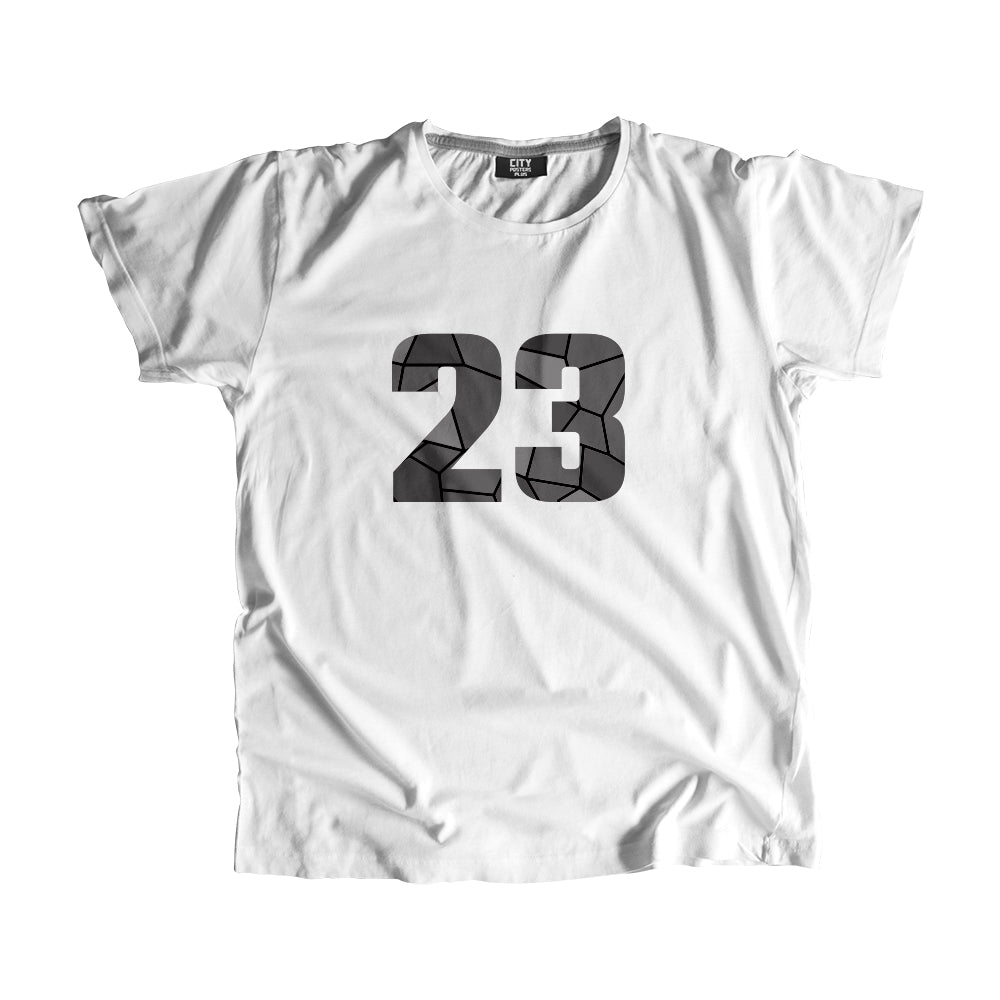 23 Number Men Unisex T-Shirt (White)