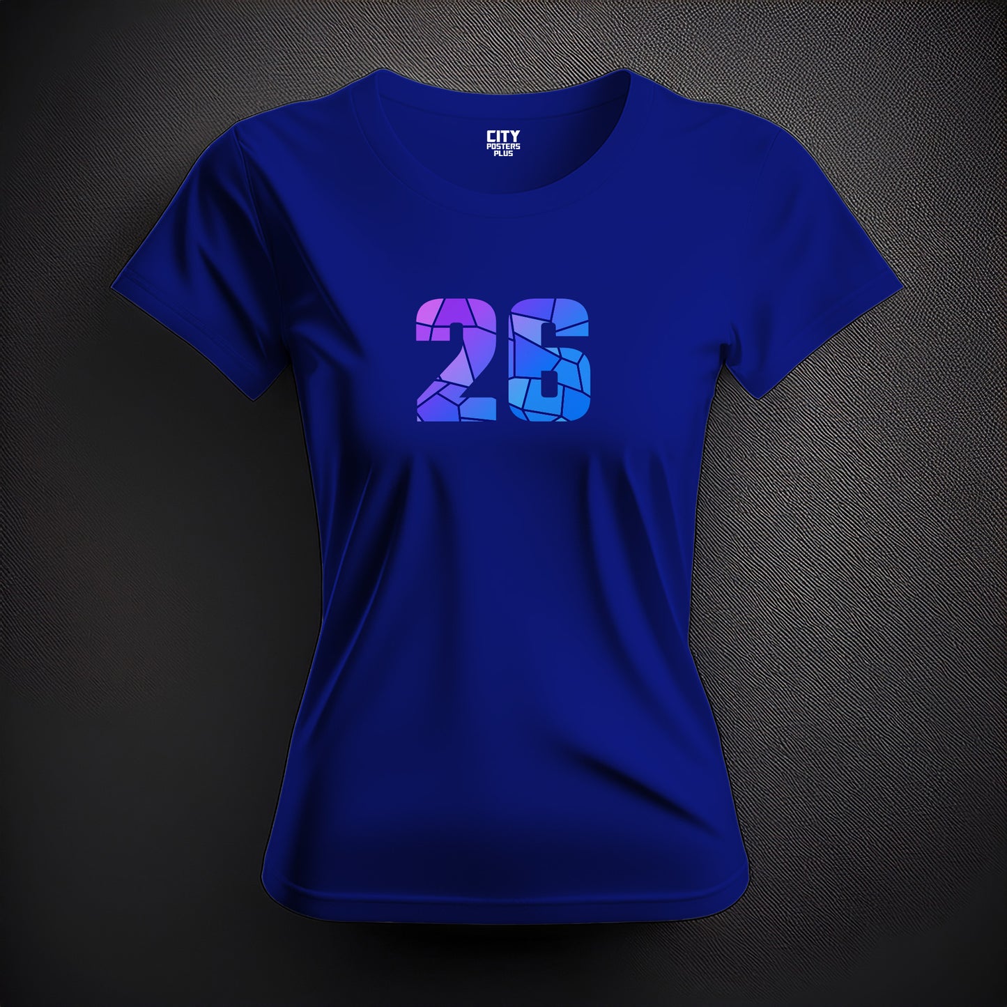 26 Number Women T-Shirt (Royal Blue)