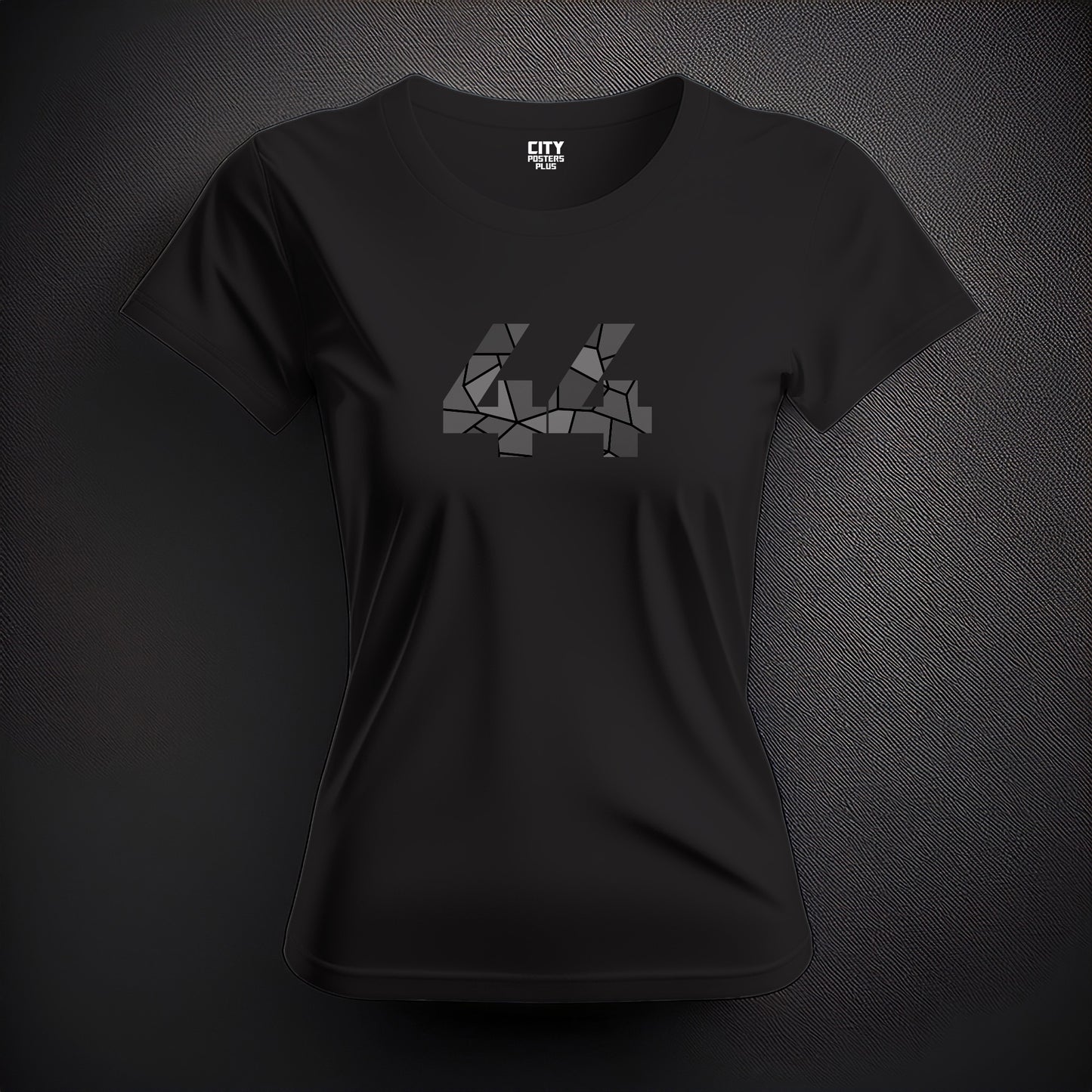 44 Number Women T-Shirt (Black)