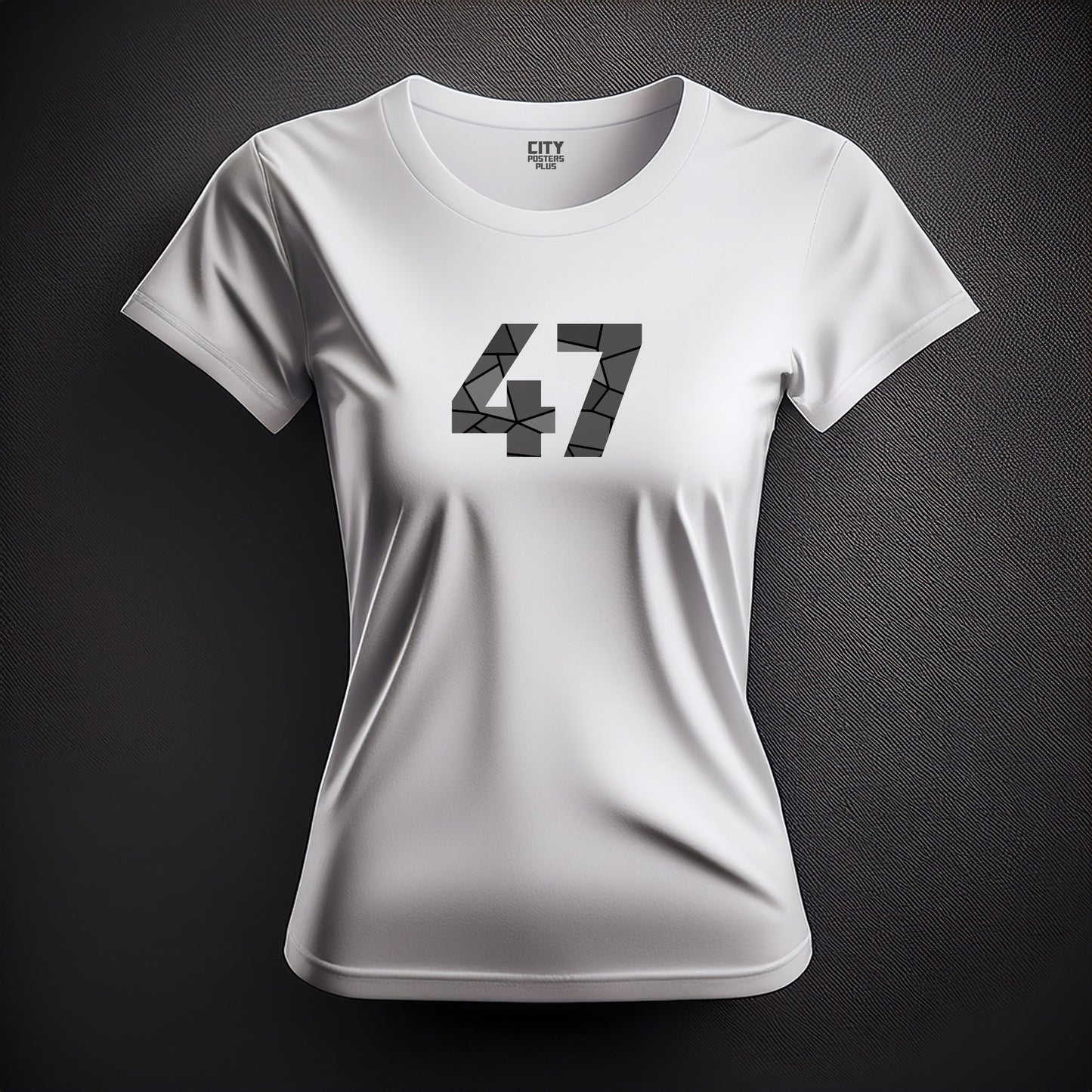 47 Number Women T-Shirt (White)