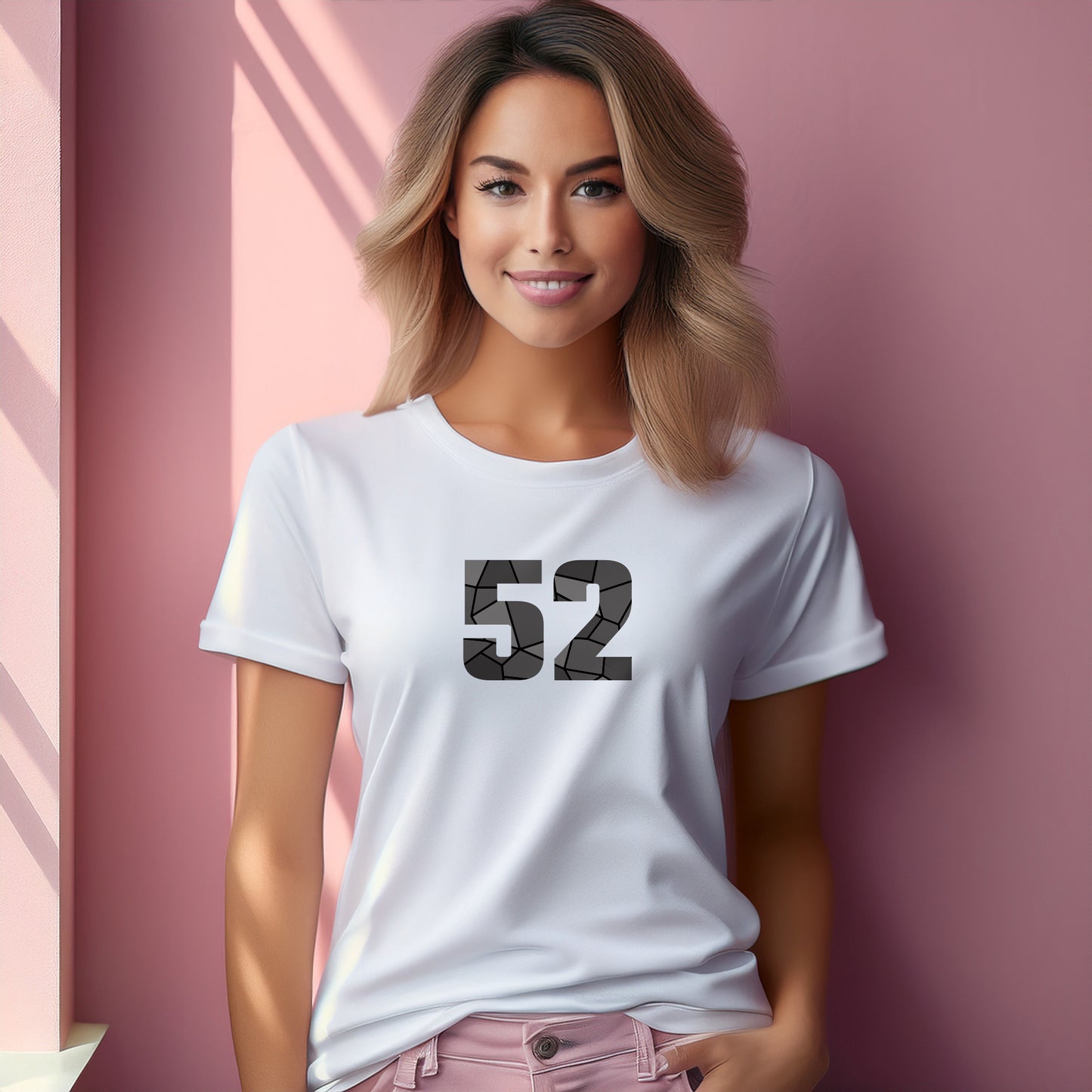 52 Number Women T-Shirt (White)