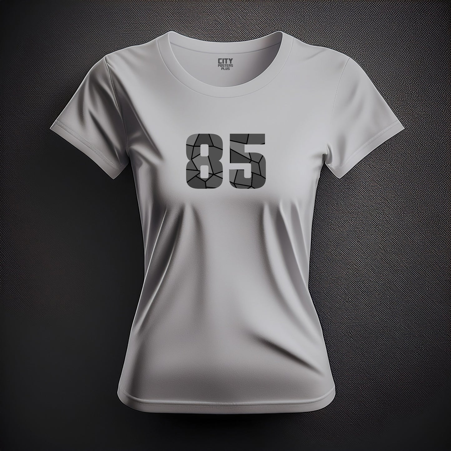 85 Number Women T-Shirt (Melange Grey)